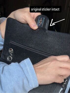 Flawless Iconic Chanel Medium Caviar Flap Bag
